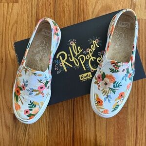 Keds Floral Canvas Slip-Ons